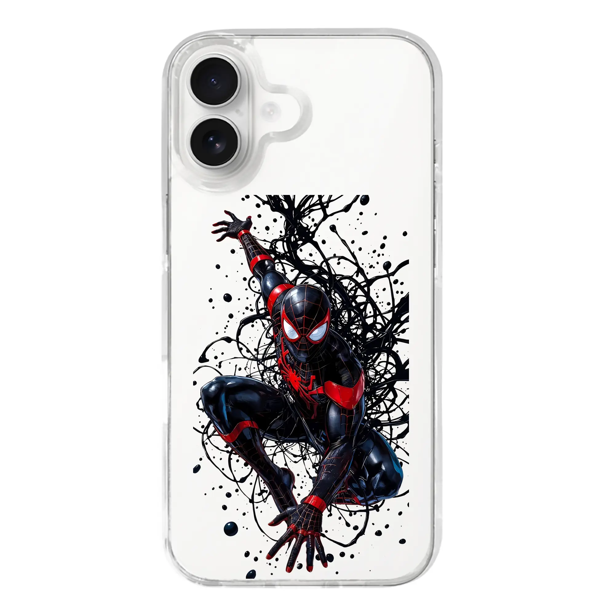アベンジャーズ (Avenjāzu) グッズ スパイダーマン（Spider-Man） - iPhone 17シリーズ 透明スマホケース – 薄型・耐衝撃・精密フィット保護カバー